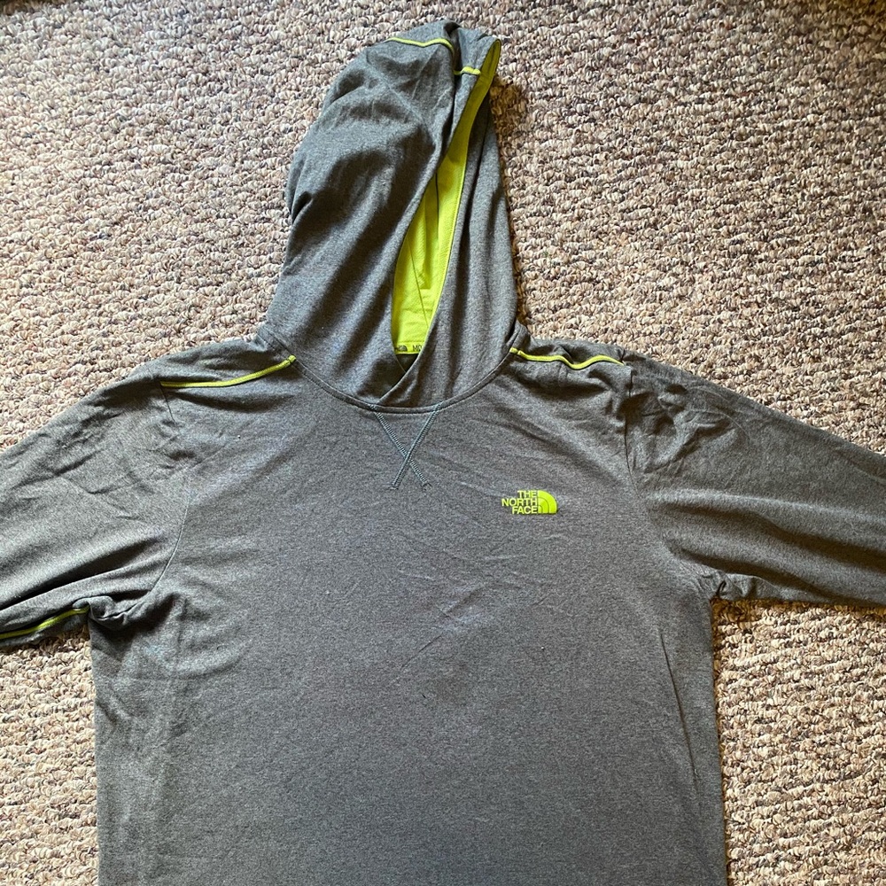 The North Face hooded long sleeve shirt